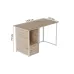 Комп'ютерний стіл Ferrum-decor Отто 75x140x70 білий ДСП Дуб Сан-Маріно 16мм