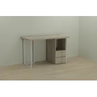 Комп'ютерний стіл Ferrum-decor Отто 75x140x70 білий ДСП Дуб Сонома 32мм Комп'ютерний стіл Ferrum-decor Отто 75x140x70 білий ДСП Дуб Сонома 32мм