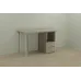Комп'ютерний стіл Ferrum-decor Отто 75x140x70 білий ДСП Дуб Сонома 32мм