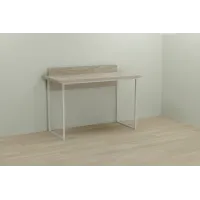 Комп'ютерний стіл Ferrum-decor Скай 75x100x70 білий ДСП Дуб Сонома 32мм