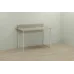 Компьютерный стол Ferrum-decor Скай 75x140x70 белый ДСП Дуб Сонома 16мм
