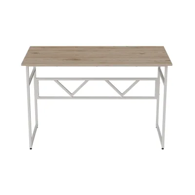 Компьютерный стол Ferrum-decor Раян 75x100x60 белый ДСП Дуб Сан-Марино 16мм