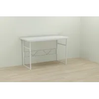 Комп'ютерний стіл Ferrum-decor Раян 75x100x70 білий ДСП Біле 32мм