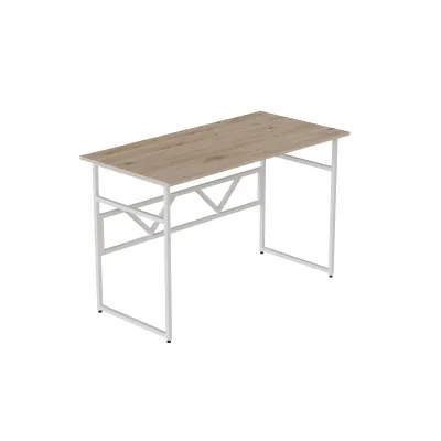 Компьютерный стол Ferrum-decor Раян 75x100x70 белый ДСП Дуб Сан-Марино 32мм