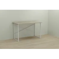 Компьютерный стол Ferrum-decor Дейв 75x100x60 белый ДСП Дуб Сонома 32мм