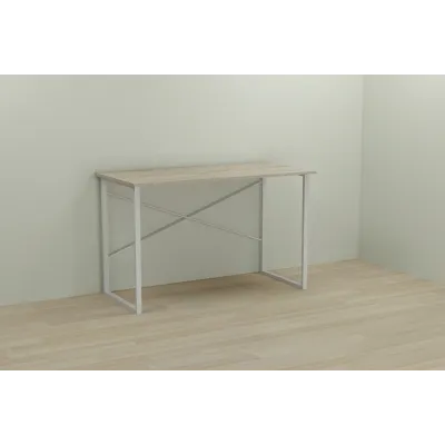 Комп'ютерний стіл Ferrum-decor Дейв 75x140x60 білий ДСП Дуб Сонома 16мм Комп'ютерний стіл Ferrum-decor Дейв 75x140x60 білий ДСП Дуб Сонома 16мм