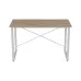 Компьютерный стол Ferrum-decor Дейв 75x140x60 белый ДСП Дуб Сан-Марино 32мм