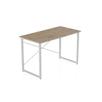 Компьютерный стол Ferrum-decor Дейв 75x140x60 белый ДСП Дуб Сан-Марино 32мм