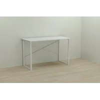 Компьютерный стол Ferrum-decor Дейв 75x140x70 белый ДСП Белое 16мм Компьютерный стол Ferrum-decor Дейв 75x140x70 белый ДСП Белое 16мм