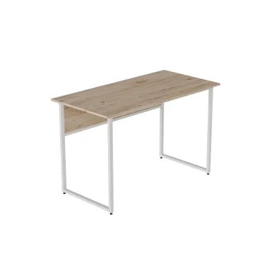Компьютерный стол Ferrum-decor Коди 75x100x60 белый ДСП Дуб Сан-Марино 16мм