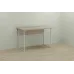 Комп'ютерний стіл Ferrum-decor Коді 75x100x70 білий ДСП Дуб Сонома 32мм