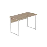 Компьютерный стол Ferrum-decor Коди 75x120x70 белый ДСП Дуб Сан-Марино 16мм