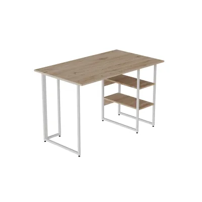 Комп'ютерний стіл Ferrum-decor Кевін 75x100x60 білий ДСП Дуб Сан-Маріно 16мм Комп'ютерний стіл Ferrum-decor Кевін 75x100x60 білий ДСП Дуб Сан-Маріно 16мм