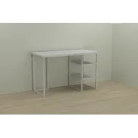 Комп'ютерний стіл Ferrum-decor Кевін 75x100x60 білий ДСП Біле 32мм
