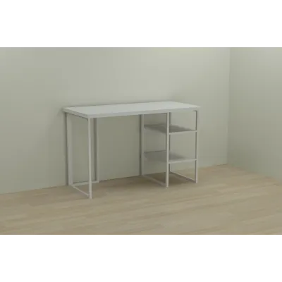 Комп'ютерний стіл Ferrum-decor Кевін 75x100x60 білий ДСП Біле 32мм Комп'ютерний стіл Ferrum-decor Кевін 75x100x60 білий ДСП Біле 32мм