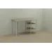Компьютерный стол Ferrum-decor Кевин 75x100x60 белый ДСП Дуб Сонома 32мм
