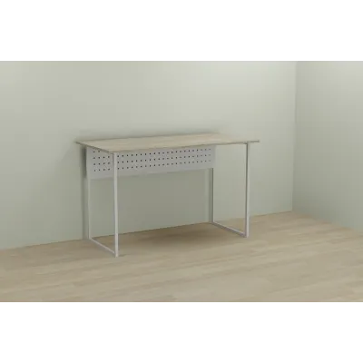 Комп'ютерний стіл Ferrum-decor Майк 75x100x60 білий ДСП Дуб Сонома 16мм Комп'ютерний стіл Ferrum-decor Майк 75x100x60 білий ДСП Дуб Сонома 16мм
