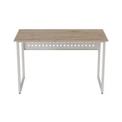 Комп'ютерний стіл Ferrum-decor Майк 75x140x60 білий ДСП Дуб Сан-Маріно 32мм