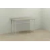 Комп'ютерний стіл Ferrum-decor Майк 75x100x70 білий ДСП Дуб Сонома 32мм
