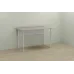 Компьютерный стол Ferrum-decor Майк 75x120x70 белый ДСП Дуб Сонома 16мм