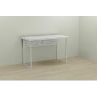 Комп'ютерний стіл Ferrum-decor Майк 75x120x70 білий ДСП Біле 32мм