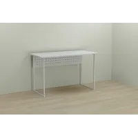 Компьютерный стол Ferrum-decor Майк 75x140x70 белый ДСП Белое 16мм