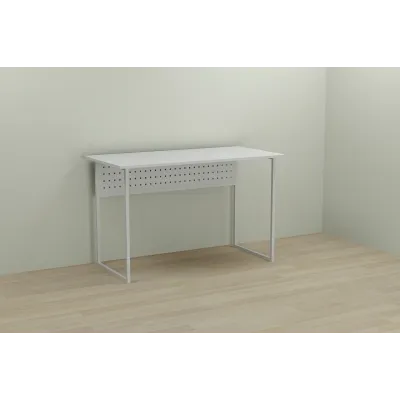 Компьютерный стол Ferrum-decor Майк 75x140x70 белый ДСП Белое 16мм Компьютерный стол Ferrum-decor Майк 75x140x70 белый ДСП Белое 16мм