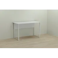Комп'ютерний стіл Ferrum-decor Курт 75x120x60 білий ДСП Біле 16мм Комп'ютерний стіл Ferrum-decor Курт 75x120x60 білий ДСП Біле 16мм