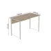 Комп'ютерний стіл Ferrum-decor Курт 75x140x60 білий ДСП Дуб Сан-Маріно 16мм Комп'ютерний стіл Ferrum-decor Курт 75x140x60 білий ДСП Дуб Сан-Маріно 16мм