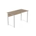 Комп'ютерний стіл Ferrum-decor Курт 75x120x70 білий ДСП Дуб Сан-Маріно 32мм