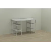 Комп'ютерний стіл Ferrum-decor Карен 75x120x60 білий ДСП Біле 32мм Комп'ютерний стіл Ferrum-decor Карен 75x120x60 білий ДСП Біле 32мм