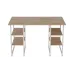 Комп'ютерний стіл Ferrum-decor Карен 75x140x60 білий ДСП Дуб Сан-Маріно 32мм Комп'ютерний стіл Ferrum-decor Карен 75x140x60 білий ДСП Дуб Сан-Маріно 32мм