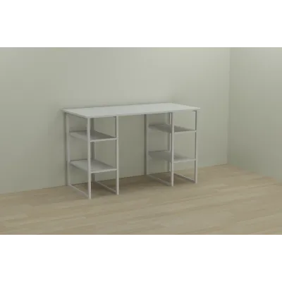 Комп'ютерний стіл Ferrum-decor Карен 75x120x70 білий ДСП Біле 16мм