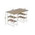 Комп'ютерний стіл Ferrum-decor Карен 75x140x70 білий ДСП Дуб Сан-Маріно 32мм