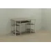 Комп'ютерний стіл Ferrum-decor Тім 75x120x60 білий ДСП Дуб Сонома 32мм