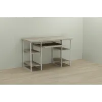 Комп'ютерний стіл Ferrum-decor Тім 75x140x60 білий ДСП Дуб Сонома 32мм Комп'ютерний стіл Ferrum-decor Тім 75x140x60 білий ДСП Дуб Сонома 32мм