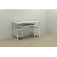 Комп'ютерний стіл Ferrum-decor Тім 75x120x70 білий ДСП Біле 16мм