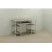 Компьютерный стол Ferrum-decor Тим 75x120x70 белый ДСП Дуб Сонома 16мм