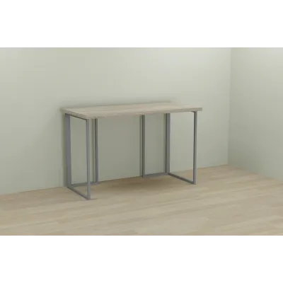 Компьютерный стол Ferrum-decor Ханна 75x120x60 серый ДСП Дуб Сонома 32мм Компьютерный стол Ferrum-decor Ханна 75x120x60 серый ДСП Дуб Сонома 32мм