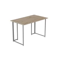Компьютерный стол Ferrum-decor Ханна 75x140x60 серый ДСП Дуб Сан-Марино 16мм Компьютерный стол Ferrum-decor Ханна 75x140x60 серый ДСП Дуб Сан-Марино 16мм