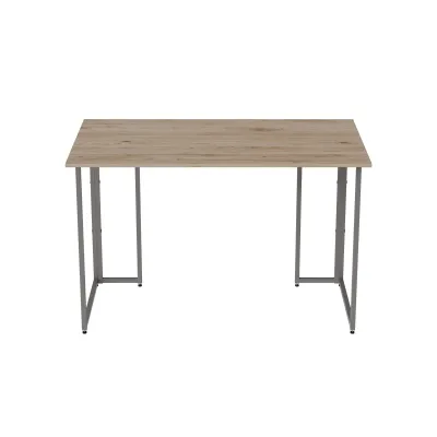Компьютерный стол Ferrum-decor Ханна 75x140x60 серый ДСП Дуб Сан-Марино 32мм Компьютерный стол Ferrum-decor Ханна 75x140x60 серый ДСП Дуб Сан-Марино 32мм