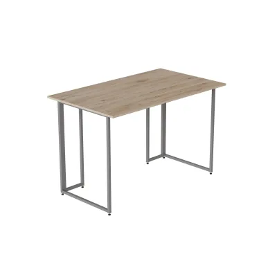 Компьютерный стол Ferrum-decor Ханна 75x140x60 серый ДСП Дуб Сан-Марино 32мм