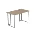 Компьютерный стол Ferrum-decor Ханна 75x100x70 серый ДСП Дуб Сан-Марино 16мм