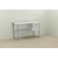 Комп'ютерний стіл Ferrum-decor Дакота 75x120x60 сірий ДСП Біле 16мм