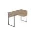 Комп'ютерний стіл Ferrum-decor Дакота 75x140x60 сірий ДСП Дуб Сан-Маріно 16мм