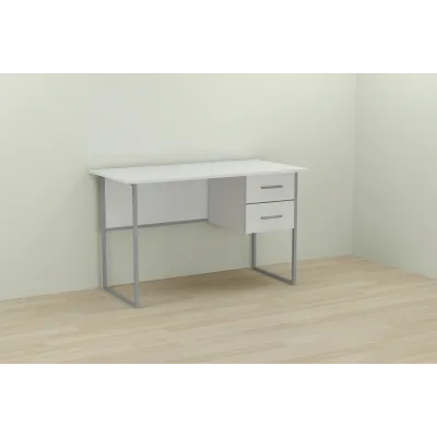 Компьютерный стол Ferrum-decor Дакота 75x120x70 серый ДСП Белое 16мм Компьютерный стол Ferrum-decor Дакота 75x120x70 серый ДСП Белое 16мм