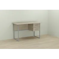 Комп'ютерний стіл Ferrum-decor Дакота 75x120x70 сірий ДСП Дуб Сонома 16мм