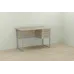 Комп'ютерний стіл Ferrum-decor Дакота 75x140x70 сірий ДСП Дуб Сонома 16мм