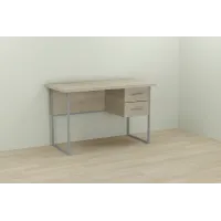Комп'ютерний стіл Ferrum-decor Дакота 75x140x70 сірий ДСП Дуб Сонома 32мм