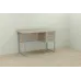 Комп'ютерний стіл Ferrum-decor Дакота 75x140x70 сірий ДСП Дуб Сонома 32мм